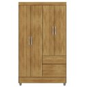 Ver imagem 7 de Guarda Roupa Solteiro 103cm 4 Portas Mayra Nature V02 - Mpozenato