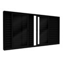 Ver imagem 1 de Janela Veneziana de Alumínio 6 Folhas com Fecho Embutido 120x200cm Lucasa Eccellente