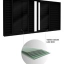 Ver imagem 3 de Janela Veneziana de Alumínio 6 Folhas com Fecho Embutido 120x200cm Lucasa Eccellente