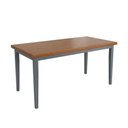 Ver imagem 1 de Mesa Colors em Madeira Maciça 6 Lugares - 160 X 80cm Cinza