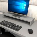 Ver imagem 1 de Suporte P/ Monitor Mdf Mesa Escritório 70cm X 20cm F5