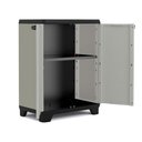 Ver imagem 2 de Armário Multiuso Plástico Planet Baixo Cinza Preto Keter