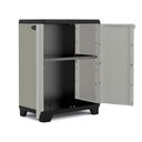 Ver imagem 2 de Armário Multiuso Plástico Planet Baixo Cinza Preto Keter