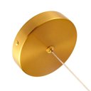 Ver imagem 3 de Lustre Pendente Nordecor Lavi 2961 Dourado Fosco / Dourado Brilho Led Bivolt
