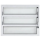 Ver imagem 2 de Vitrô Alumínio Branco Basculante 3V Classic - 60x100