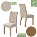 Ver imagem 5 de Conjunto Mesa Com Tampo 6 Cadeiras Rinzai Apogeu Móveis Lopas