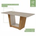 Ver imagem 7 de Conjunto Mesa Com Tampo 6 Cadeiras Rinzai Apogeu Móveis Lopas