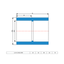 Ver imagem 3 de 10 Unidades Luva Irrigação Bitola 25mm Cor Azul Durín