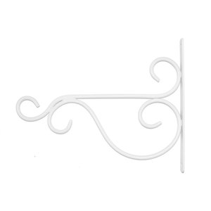 Suporte de Parede para Vasos de Flor Estilo Mão Francesa – Reforçados e Super Resistentes de Ferro:b