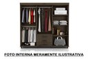 Ver imagem 3 de Guarda Roupas Madri Roupeiro 6 Portas + 3 Gavetas Cor Branco SAO MIGUEL