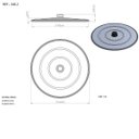 Ver imagem 6 de Kit Fogareiro 110.13 Disco 43cm 51.1 Tampa 160.2 Papaléguas