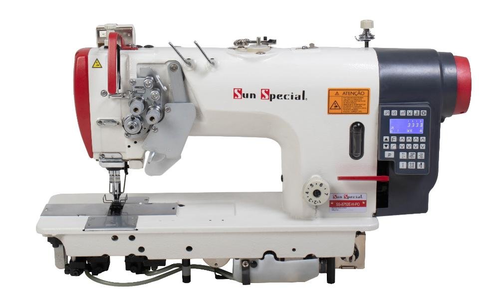 Máquina Costura Industrial Pespontadeira Alternada 220v SS8752E-H-PO - Sun Special - 1