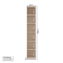 Ver imagem 4 de Guarda Roupa Planejado 1 Porta Lisa 40cm Samambaia CabeCasa MadeiraOriginals Off White