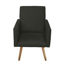 Ver imagem 2 de Poltrona Decorativa Nina Suede Cinza - MV Estofados Shop