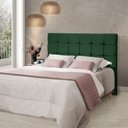Ver imagem 1 de Cabeceira Cama Queen Estofada 1,60 - Maia Veludo Verde