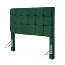 Ver imagem 2 de Cabeceira Cama Queen Estofada 1,60 - Maia Veludo Verde