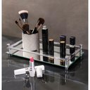 Ver imagem 2 de Bandeja Decorativa Espelhada Vidro 30x16 Cm Aparador Forma