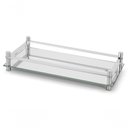 Ver imagem 1 de Bandeja Decorativa Espelhada Vidro 30x16 Cm Aparador Forma
