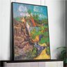 Quadro Decorativo Van Gogh Vertical Casa Em Auvers 2:120x80 cm/BRANCA - 4