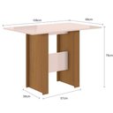 Ver imagem 2 de Mesa de Jantar 4 Lugares Milano Poliman Móveis