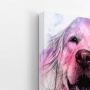 Ver imagem 3 de Quadro Cachorro Golden Retriever Aquarela Canvas 20x30cm