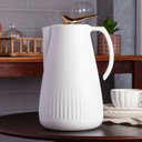 Ver imagem 6 de Garrafa Térmica de Plástico com Tampa Pássaro Dourado Ouro New Bird Branca 1l Wolff