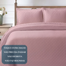 Cama Posta King Melynda Colcha Luxo Algodão Bordado 3 Pçs:rosa - 5