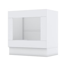 Balcão Forno de Embutir 80 Cm Nova York Henn Branco - 1