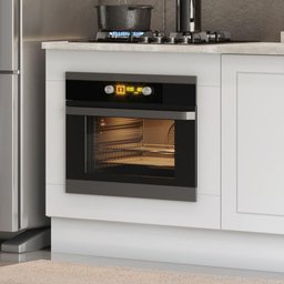 Balcão Forno de Embutir 80 Cm Nova York Henn Branco - 2