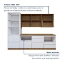 Ver imagem 7 de Cozinha Completa Modulada 8 Peças 10 Portas 10 Gavetas com Rodapé Norten