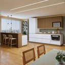 Ver imagem 1 de Cozinha Completa Modulada 8 Peças 10 Portas 10 Gavetas com Rodapé Norten