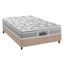 Ver imagem 1 de Cama Box Casal: Colchão Espuma D45 Probel /EP Guarda Costas Próextreme Plus + Base CRC Suede Clean