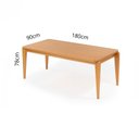 Ver imagem 4 de Mesa Rana 6 Lugares – Madeira Eucalipto Nobre e Tampo Laminado Mel