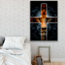 Ver imagem 3 de Quadro Leão Cruz -- BR ARTES Grande 118x78