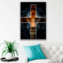 Ver imagem 2 de Quadro Leão Cruz -- BR ARTES Grande 118x78