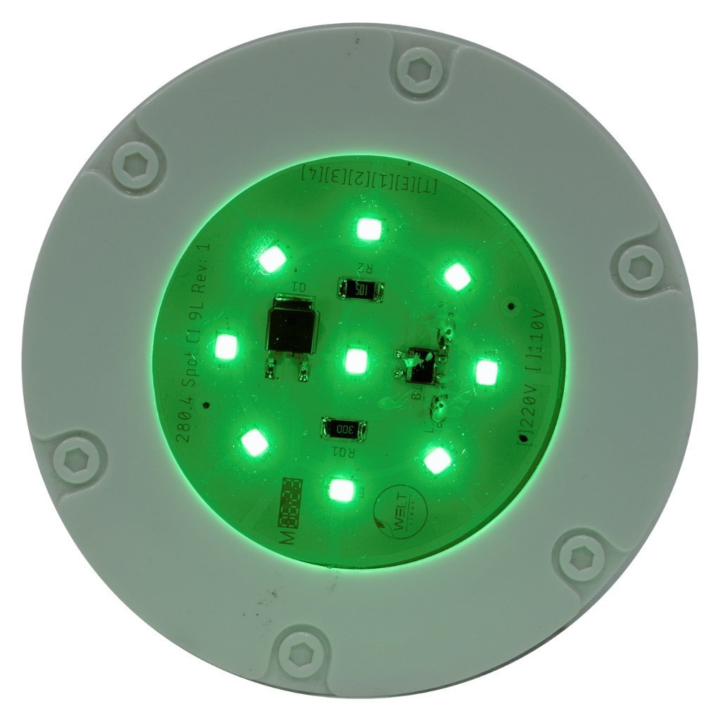 Mini Refletor LED Decorativo Econômico Verde - 220V