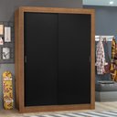 Ver imagem 1 de Guarda-roupa Solteiro Madesa Denver 2 Portas de Correr