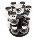 Ver imagem 3 de Kit Porta Temperos Condimentos 12 Potes Suporte Giratório
