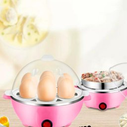 Cozedor Elétrico de Ovos a Vapor Multifuncional – Rosa – 220volts - 4