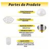 Cozedor Elétrico de Ovos a Vapor Multifuncional – Rosa – 220volts - 7