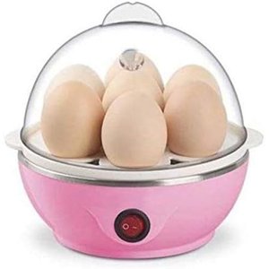 Cozedor Elétrico de Ovos a Vapor Multifuncional – Rosa – 220volts