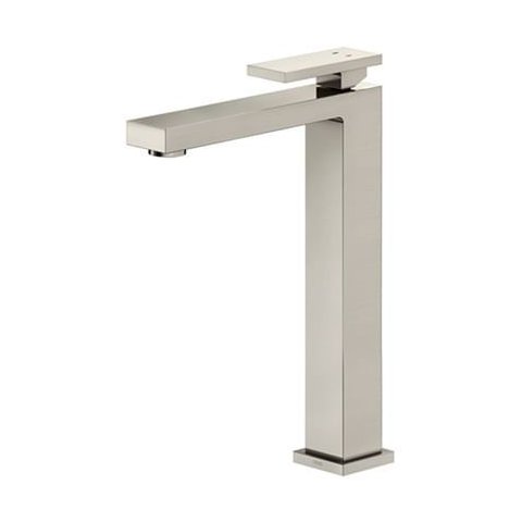Misturador Monocomando Escovado Docol Misturador Monocomando Lavatório Mesa Bica Alta New Edge Níque