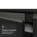 Ver imagem 3 de Armário de Cozinha Completa 300 Cm Suspenso Preto Nice Madesa 07 Preto