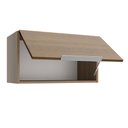 Ver imagem 4 de Armário Aéreo Madesa Stella 60 cm 1 Porta Basculante Rustic Cor:Rustic