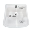 Ver imagem 2 de Tanque de Lavanderia Com Tanque De Fibra Grande 40 Litros Tanque: Branco
