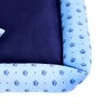 Cama Pet Pequena Top 40cm x 40cm x 15cm Realeza Azul Com Almofada Decorativa - 3