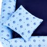 Cama Pet Pequena Top 40cm x 40cm x 15cm Realeza Azul Com Almofada Decorativa - 4
