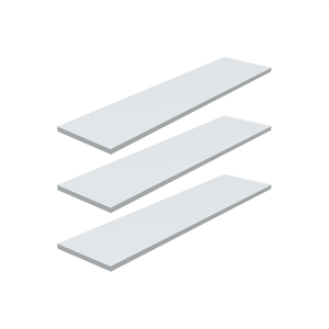 Kit 3 Prateleira Branca 80X20 + Suporte Flutuante Mdf  Organizadora Decoração Cozinha Banheiro Sala