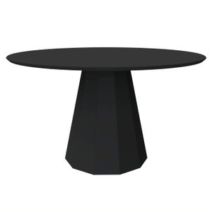 Mesa Isis 135x135cm - Preto