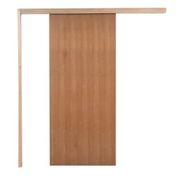 Porta de Correr P/ Verniz com Kit 210x80 Completa - 2